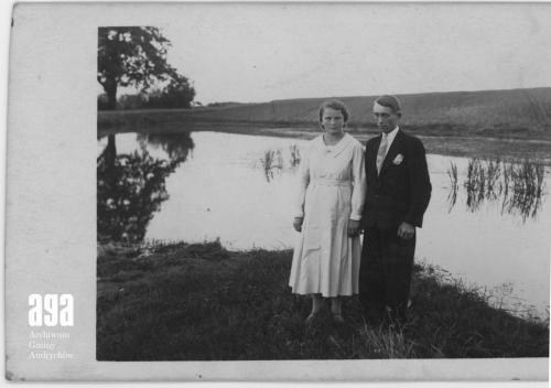 1935, Maria Walusiakówna i Józef Magiera; fot. J. Magiera